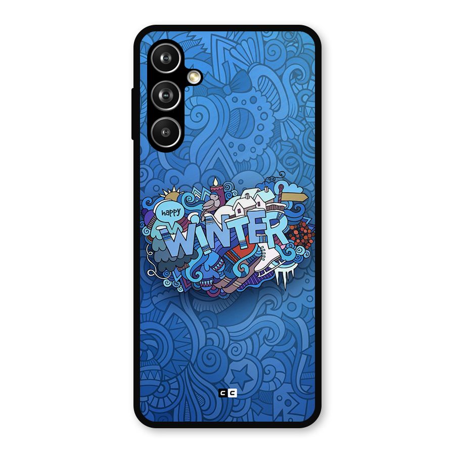 Happy Winter Metal Back Case for Samsung Galaxy M54