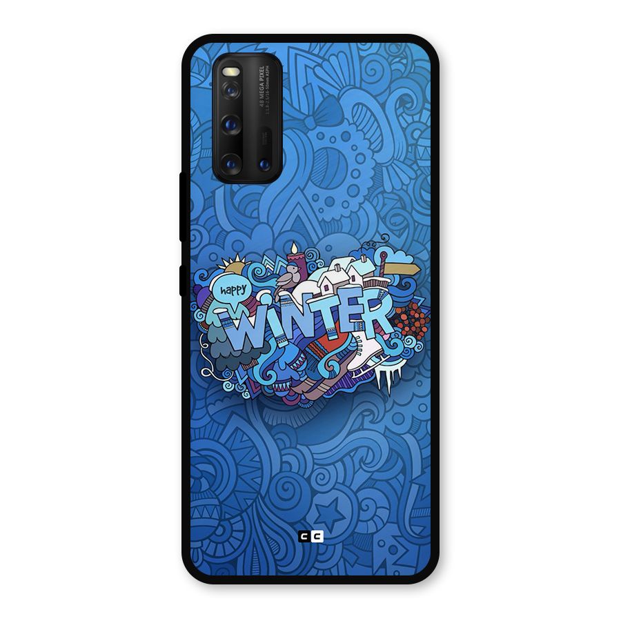 Happy Winter Metal Back Case for iQOO 3