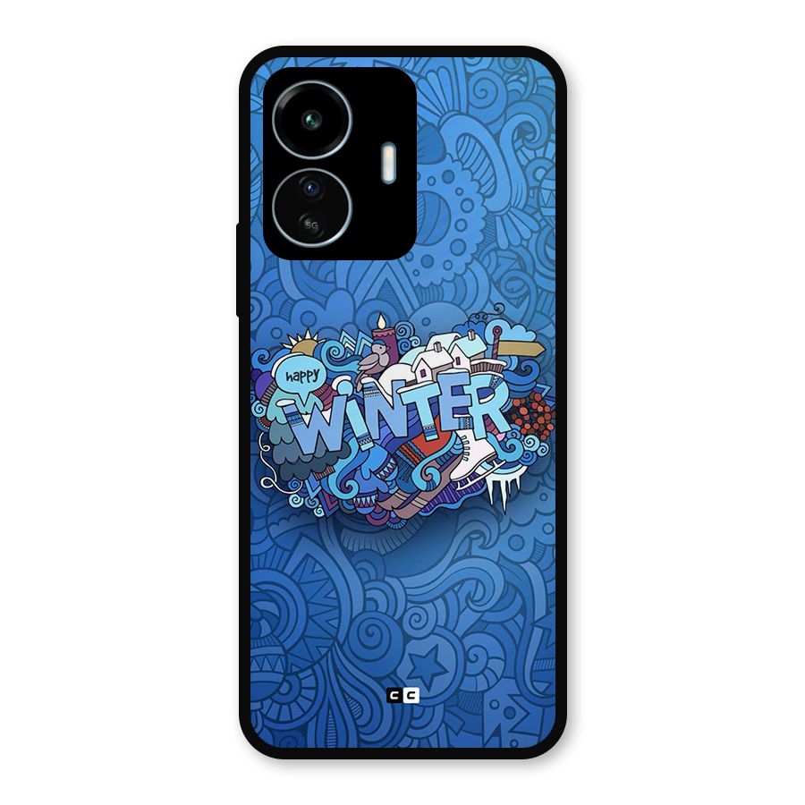 Happy Winter Metal Back Case for vivo iQOO Z6 Lite 5G