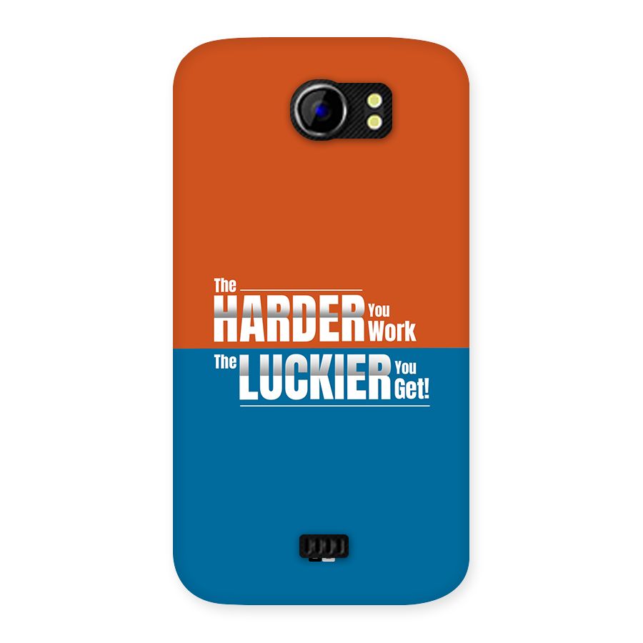 Hard Luck Back Case for Canvas 2 A110