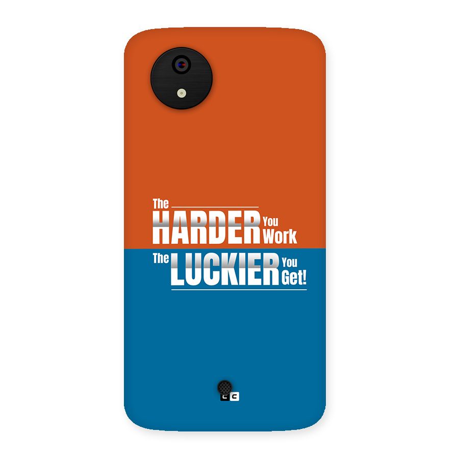 Hard Luck Back Case for Canvas A1  AQ4501