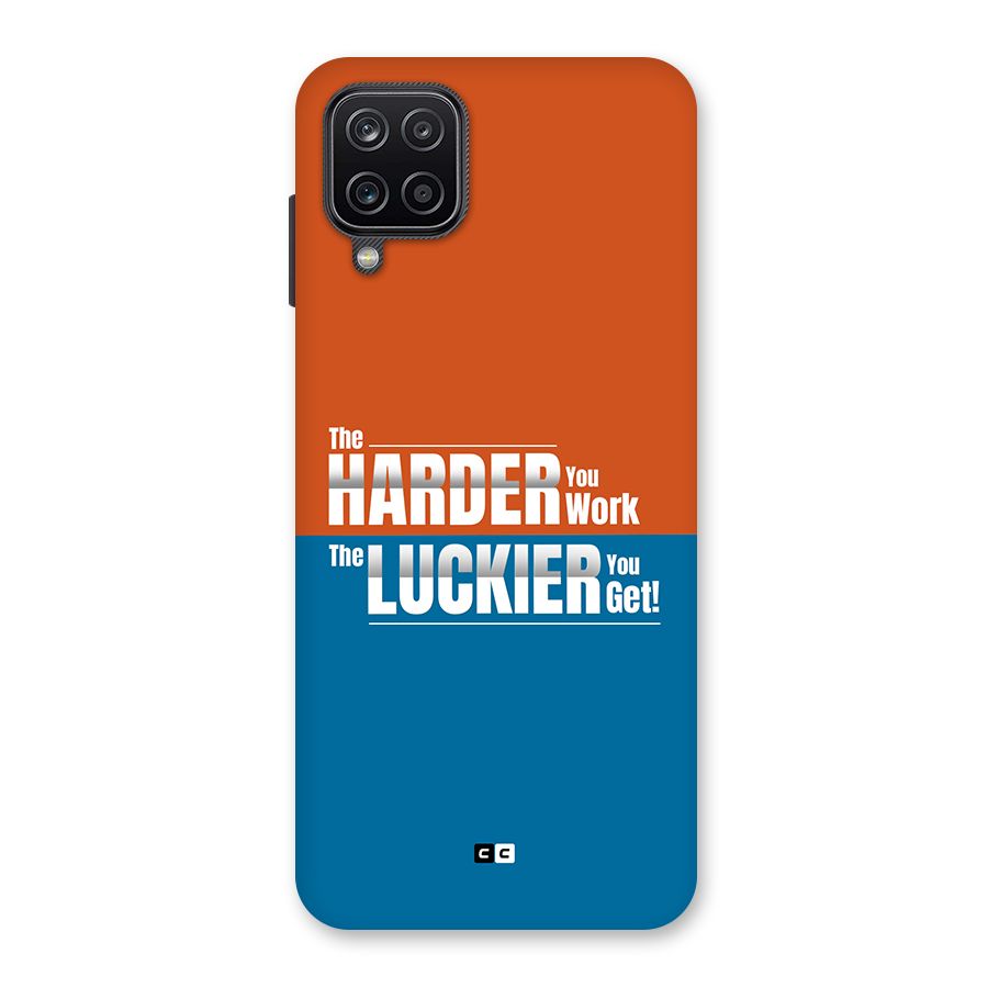 Hard Luck Back Case for Galaxy A12