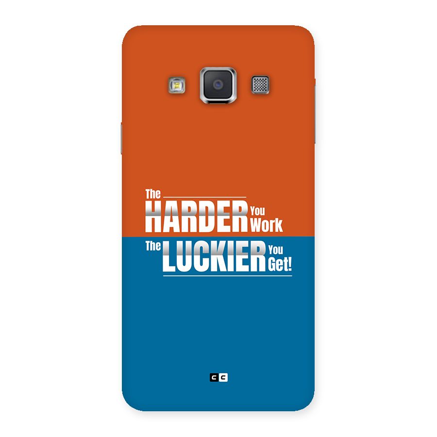 Hard Luck Back Case for Galaxy A3