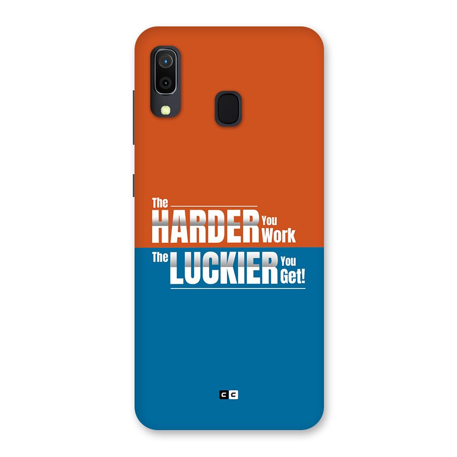 Hard Luck Back Case for Galaxy A30