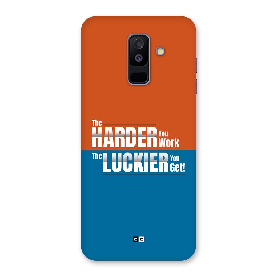 Hard Luck Back Case for Galaxy A6 Plus