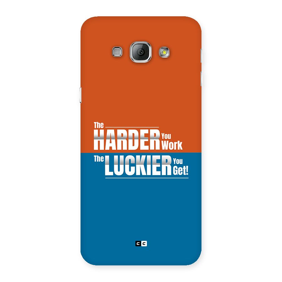 Hard Luck Back Case for Galaxy A8