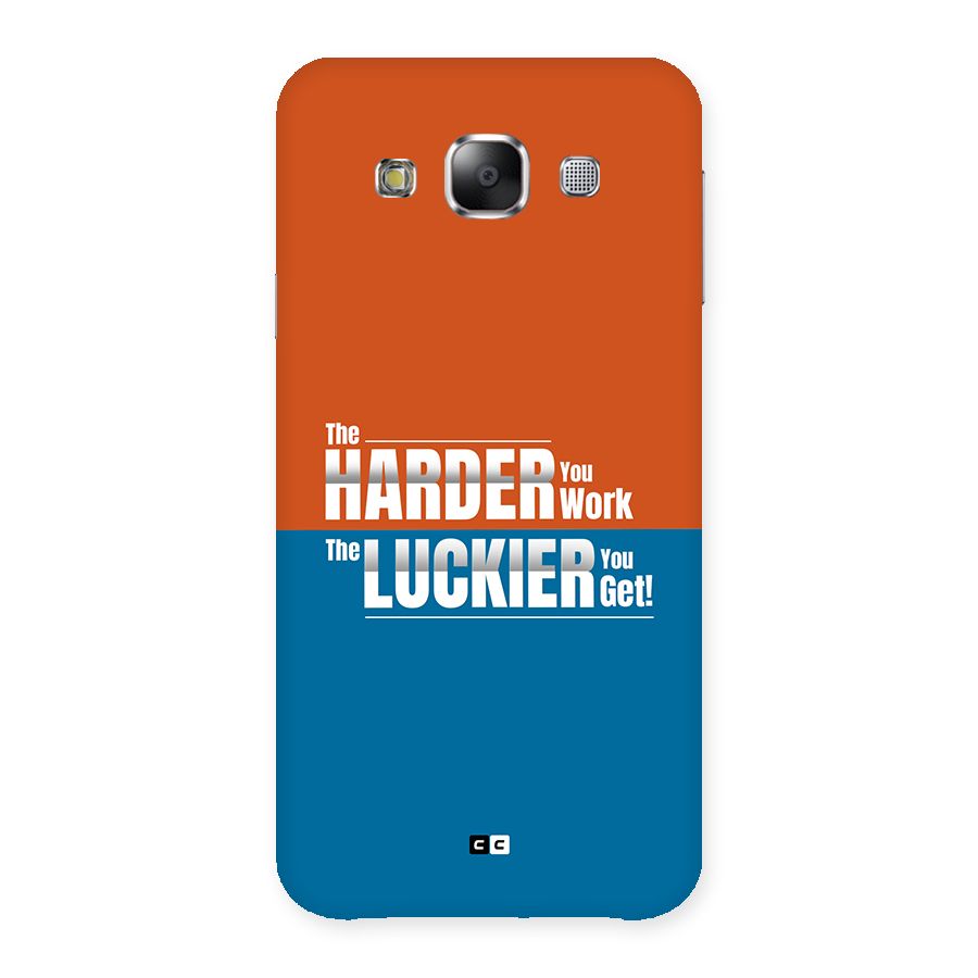 Hard Luck Back Case for Galaxy E5