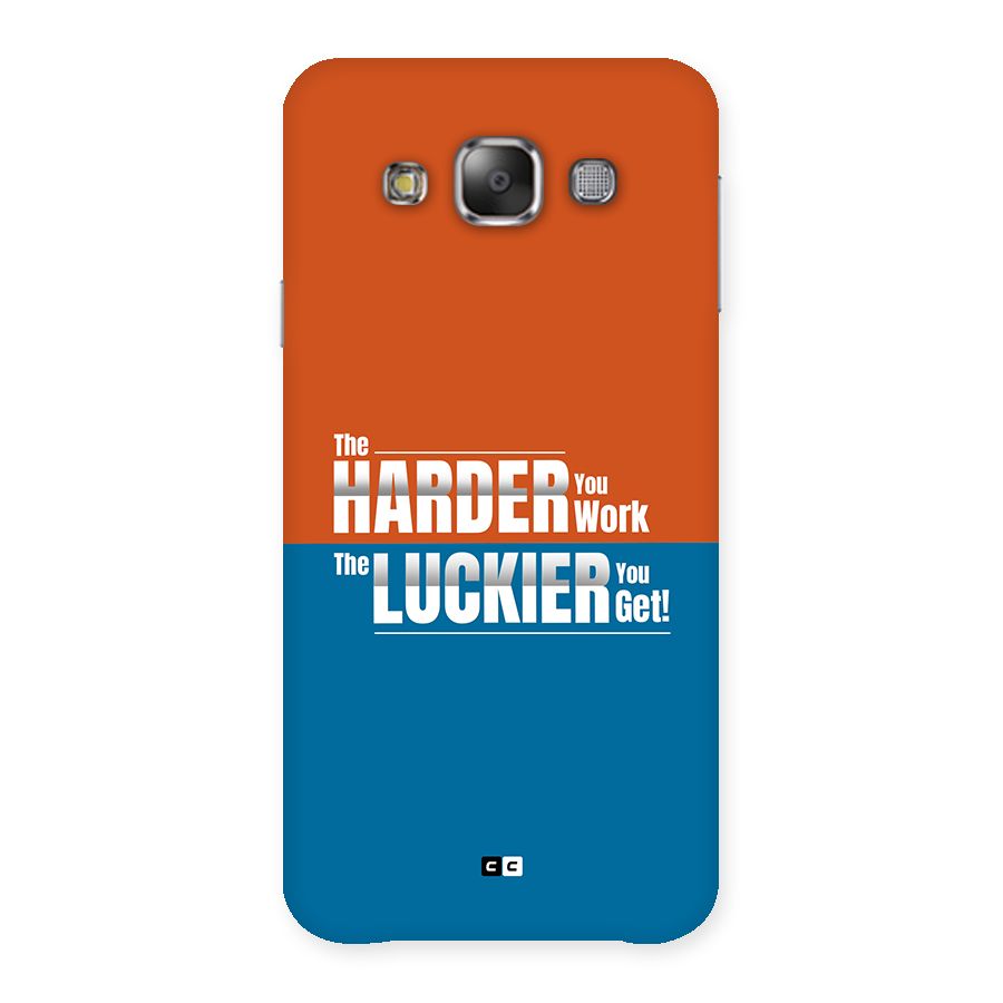 Hard Luck Back Case for Galaxy E7