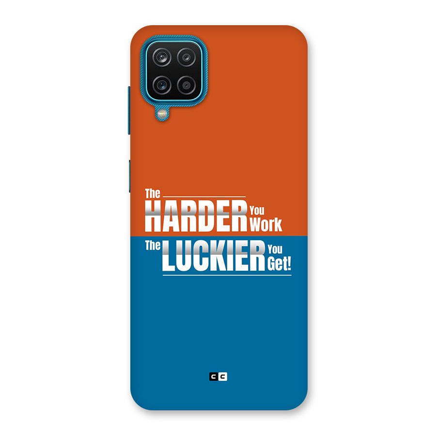 Hard Luck Back Case for Galaxy F12