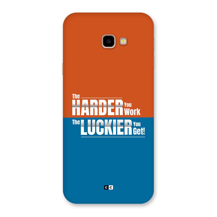 Hard Luck Back Case for Galaxy J4 Plus