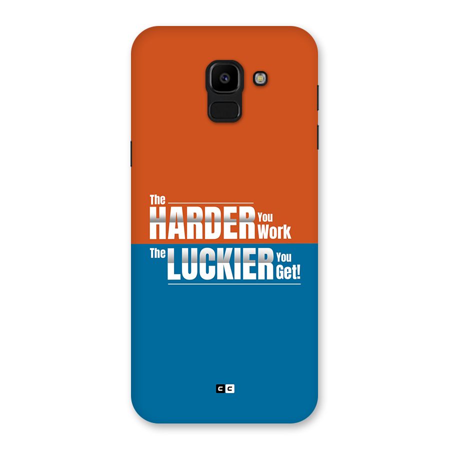 Hard Luck Back Case for Galaxy J6