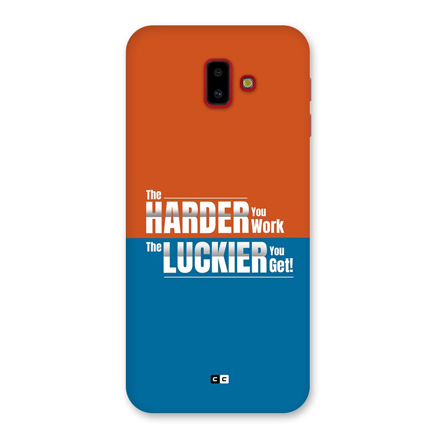 Hard Luck Back Case for Galaxy J6 Plus