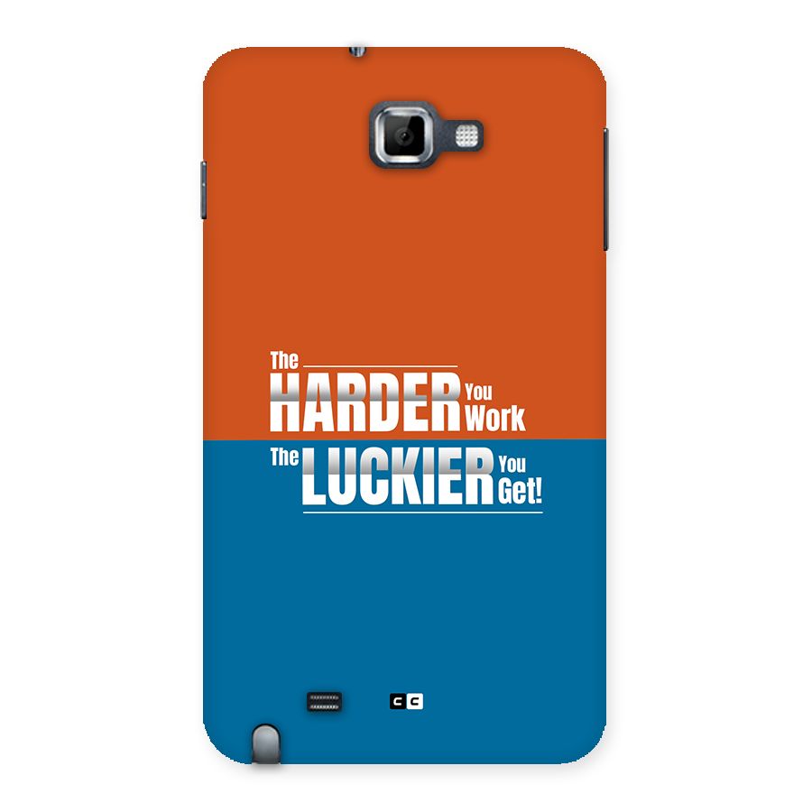 Hard Luck Back Case for Galaxy Note