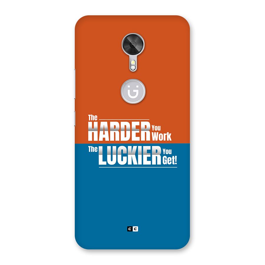 Hard Luck Back Case for Gionee A1