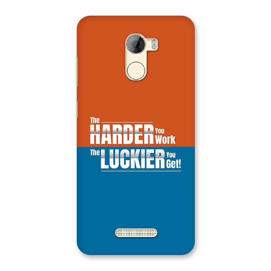 Hard Luck Back Case for Gionee A1 LIte