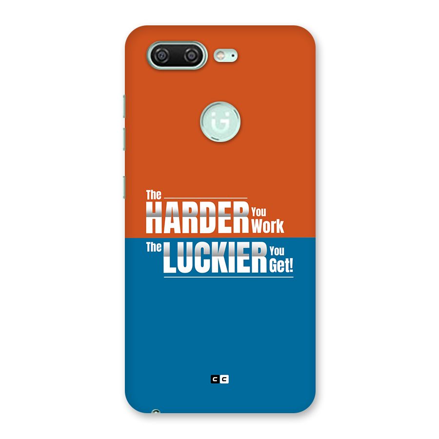 Hard Luck Back Case for Gionee S10