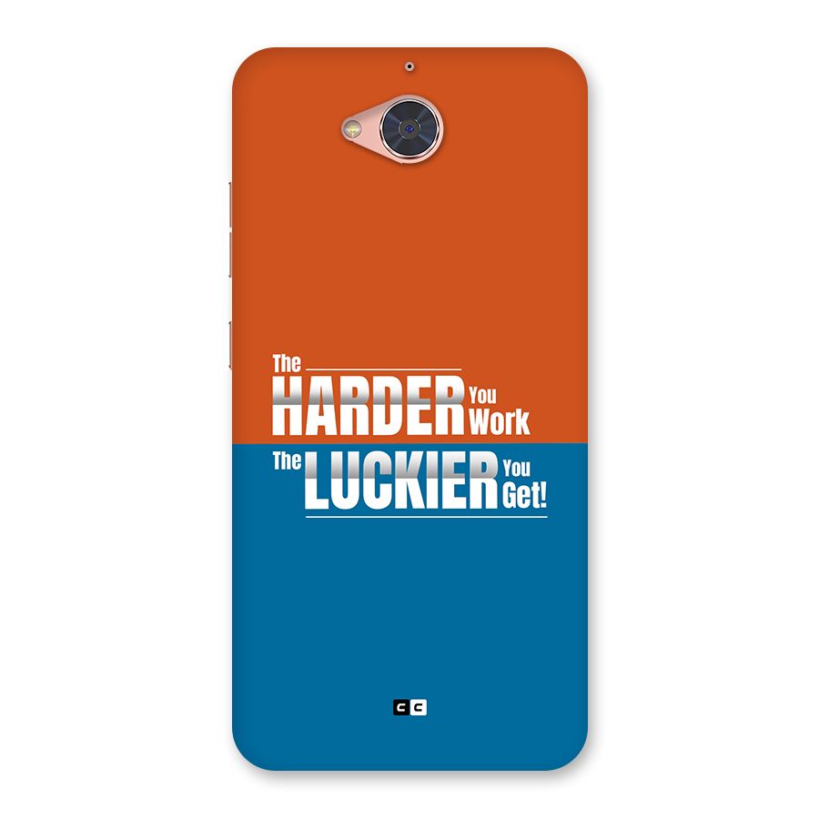 Hard Luck Back Case for Gionee S6 Pro