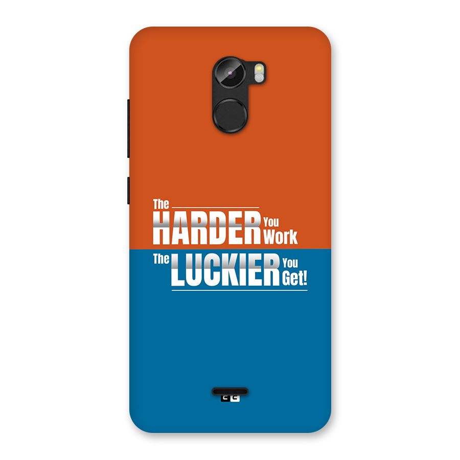 Hard Luck Back Case for Gionee X1