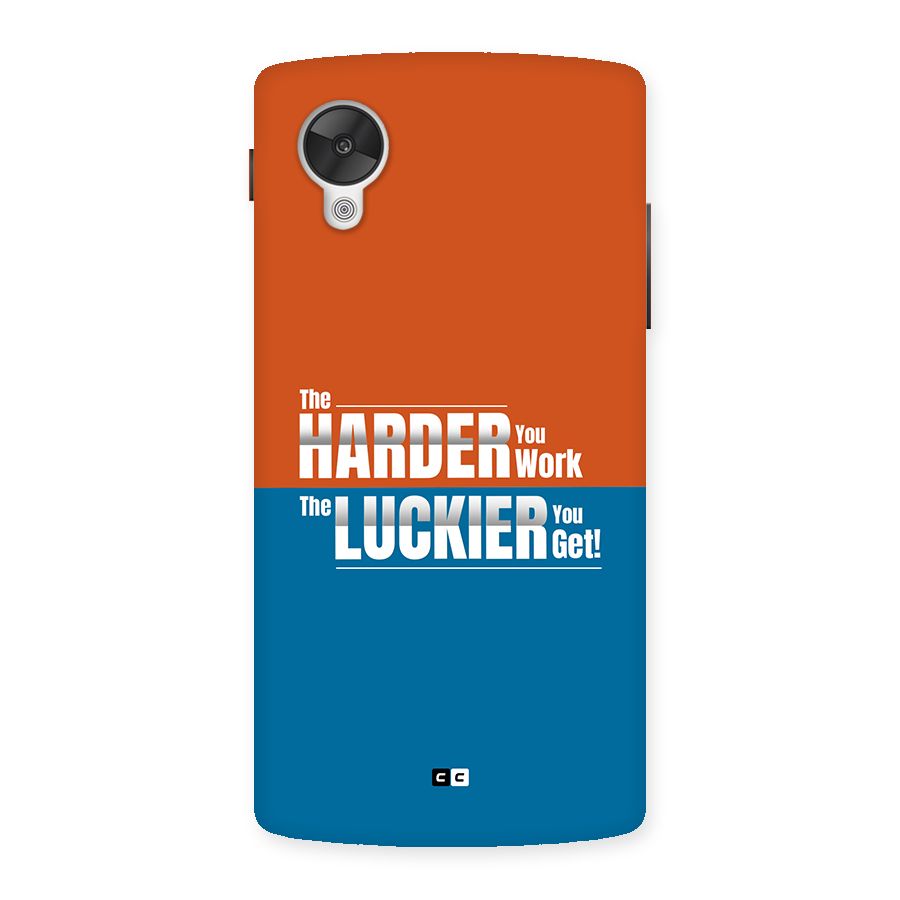 Hard Luck Back Case for Google Nexus 5
