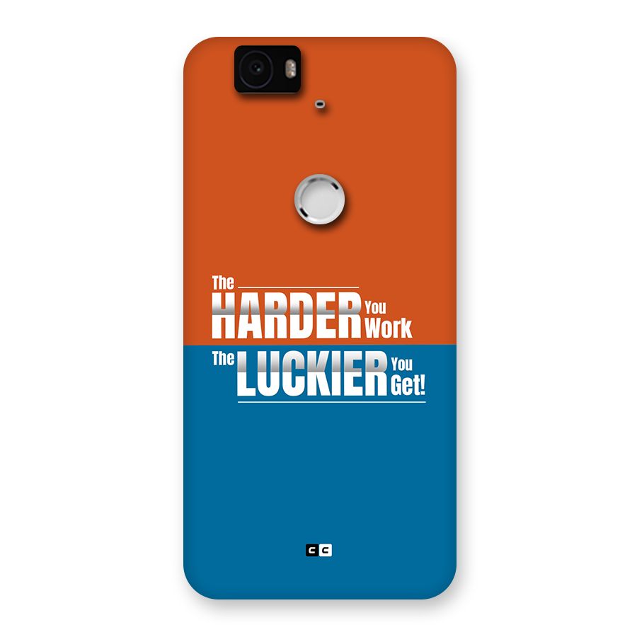 Hard Luck Back Case for Google Nexus 6P
