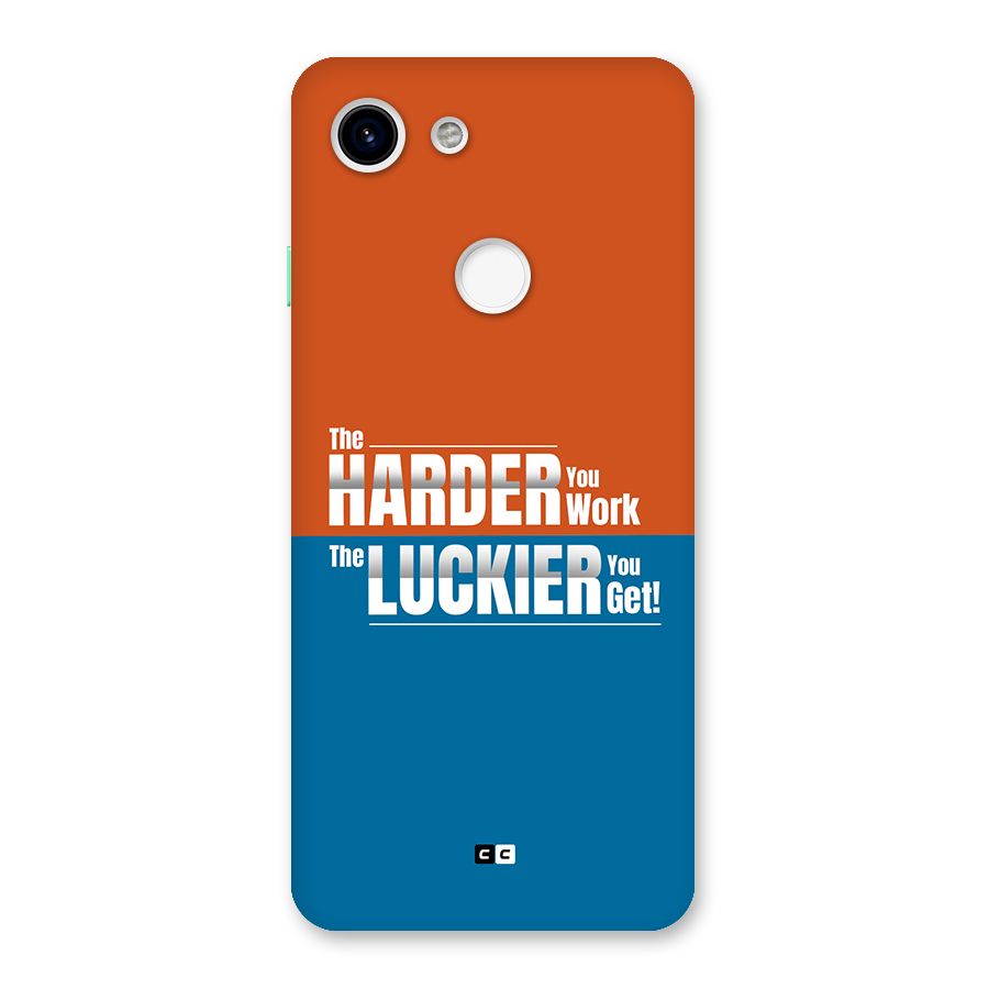 Hard Luck Back Case for Google Pixel 3