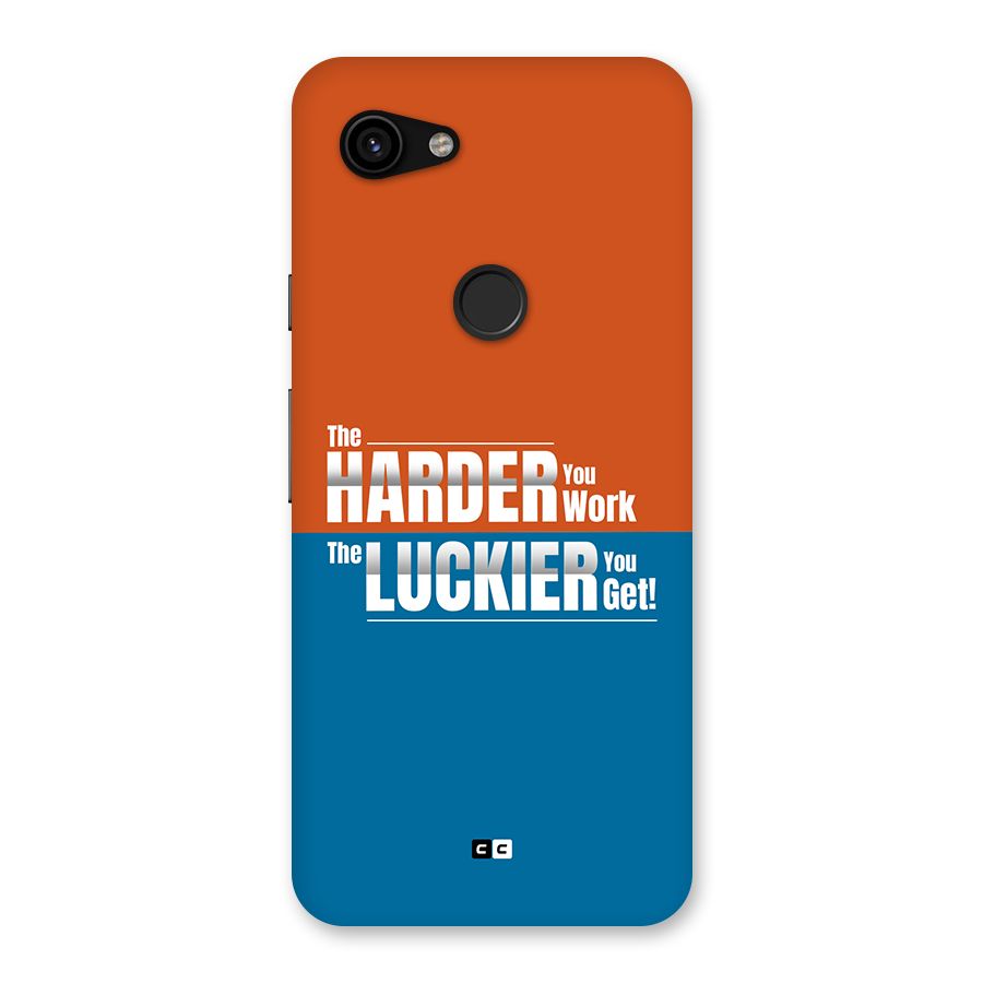 Hard Luck Back Case for Google Pixel 3a