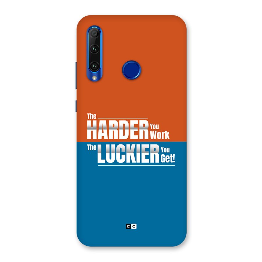 Hard Luck Back Case for Honor 20i