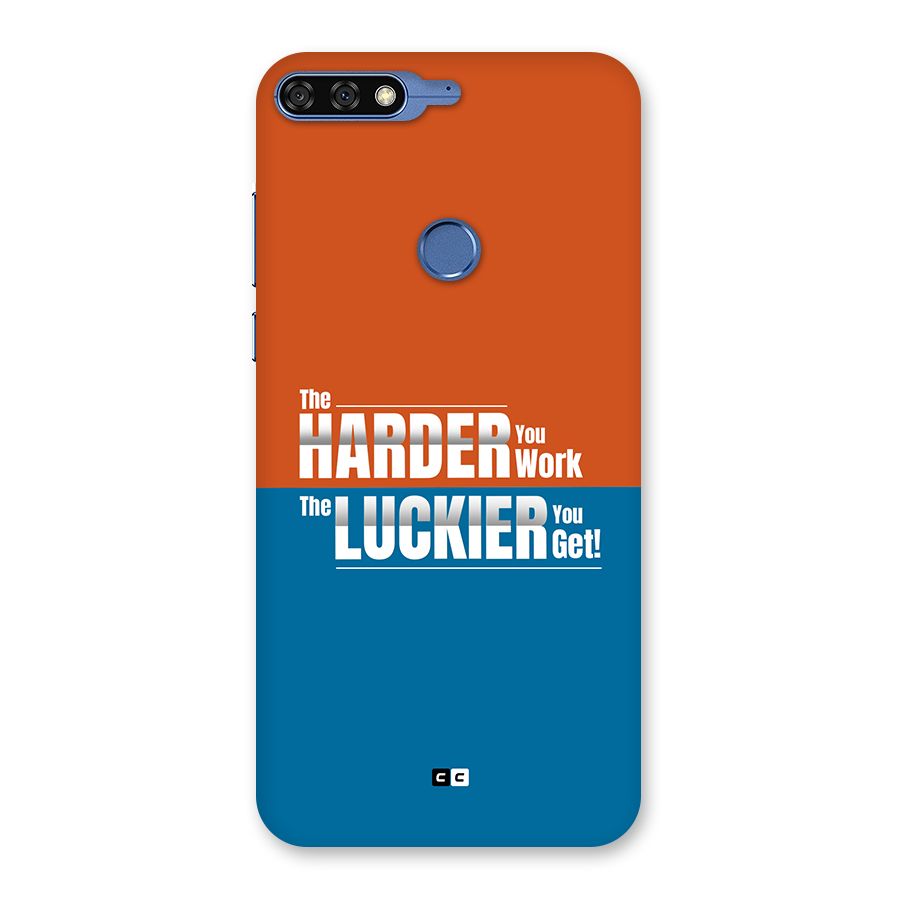 Hard Luck Back Case for Honor 7C