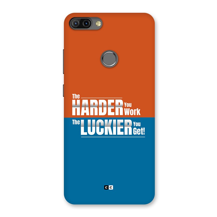 Hard Luck Back Case for Infinix Hot 6 Pro