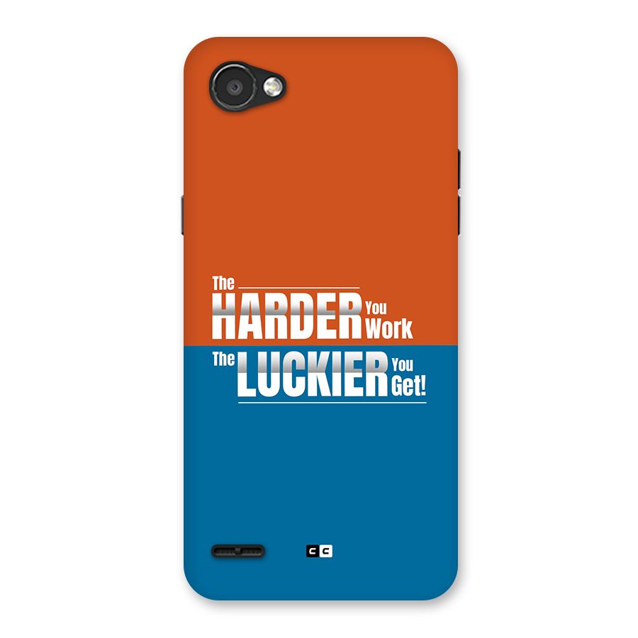 Hard Luck Back Case for LG Q6