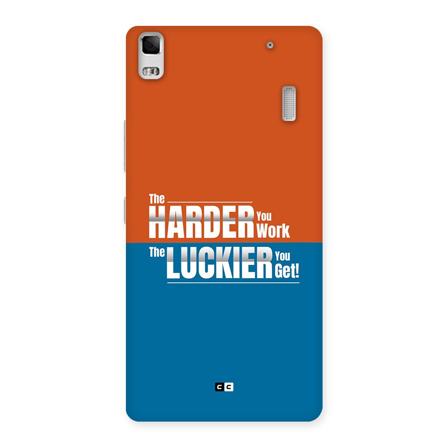 Hard Luck Back Case for Lenovo A7000