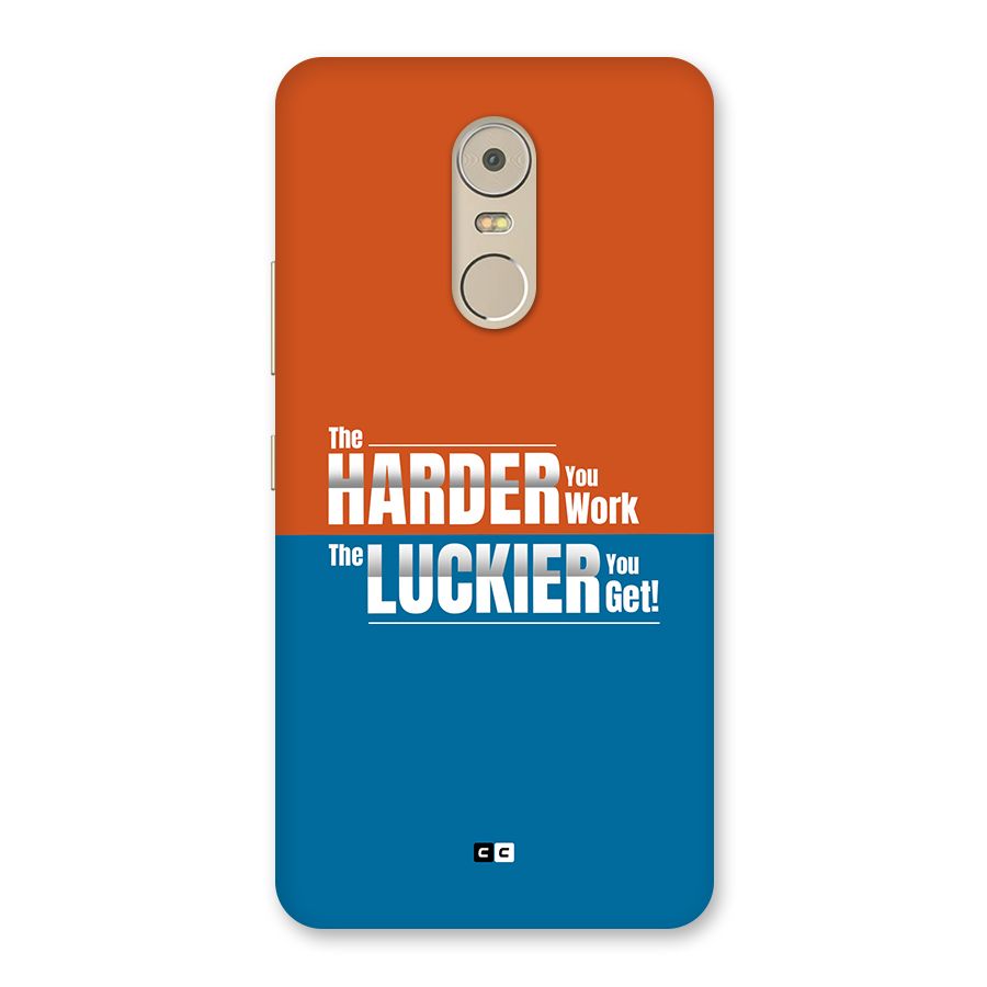 Hard Luck Back Case for Lenovo K6 Note