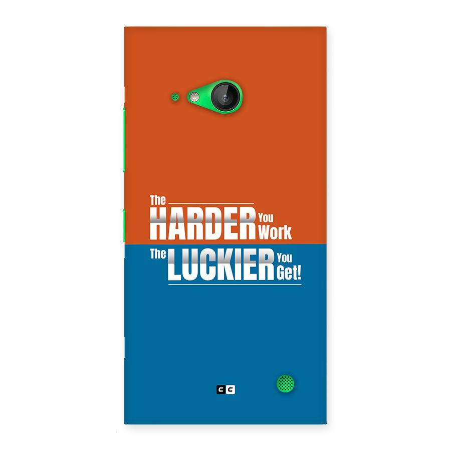 Hard Luck Back Case for Lumia 730