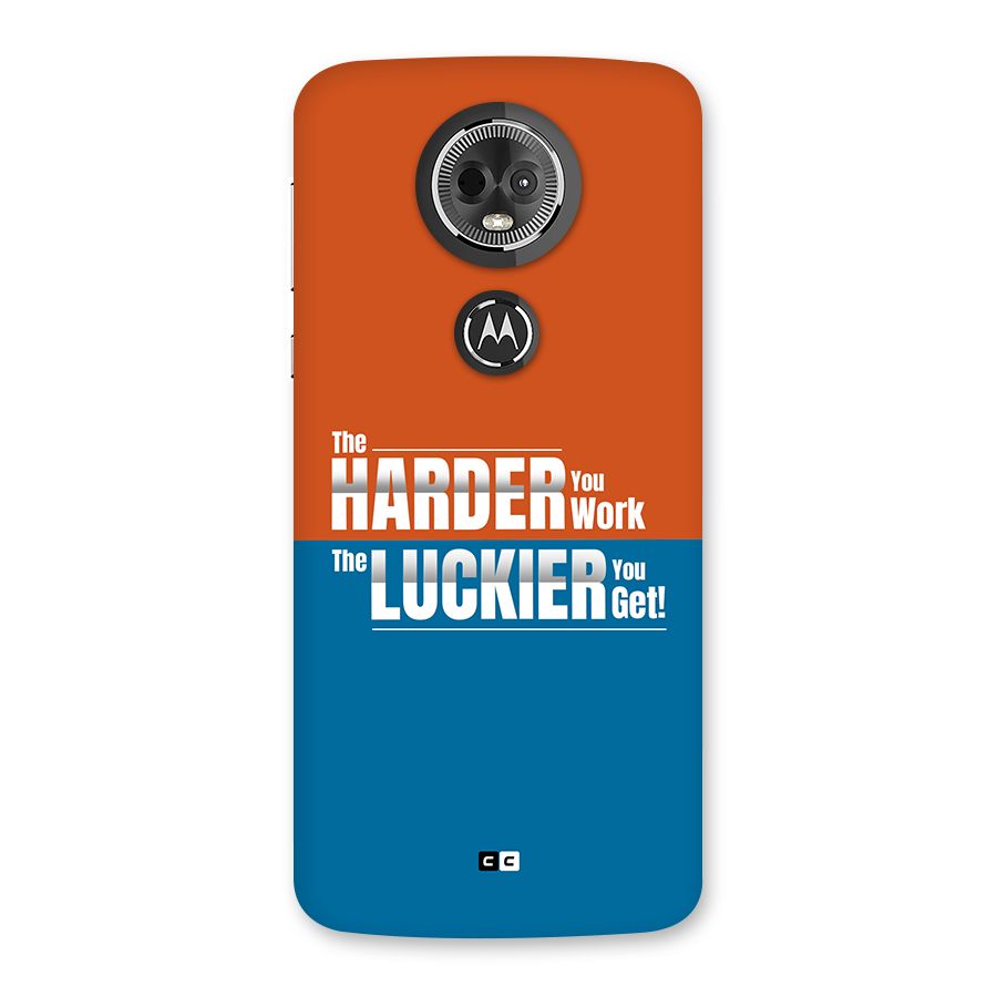 Hard Luck Back Case for Moto E5 Plus