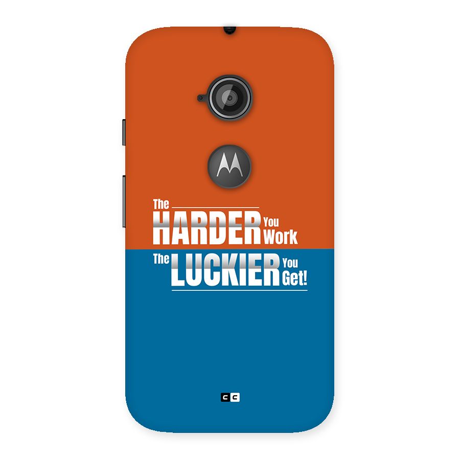 Hard Luck Back Case for Moto E 2nd Gen