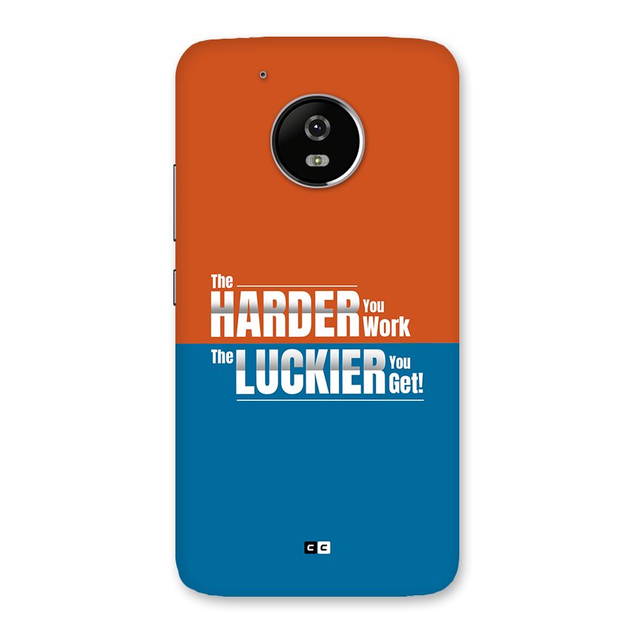 Hard Luck Back Case for Moto G5