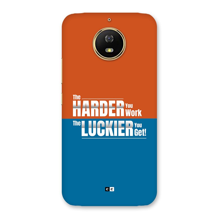Hard Luck Back Case for Moto G5s
