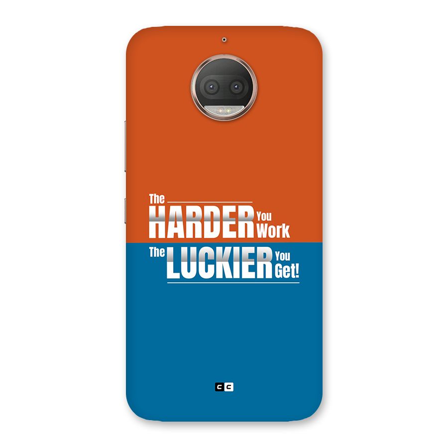 Hard Luck Back Case for Moto G5s Plus