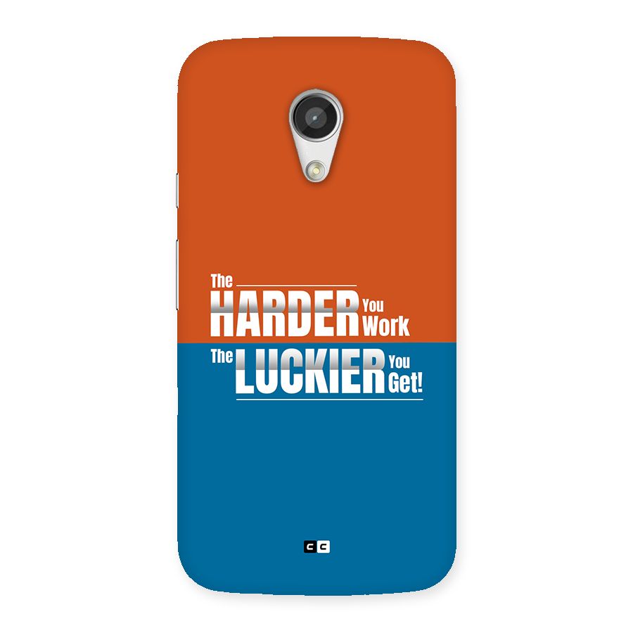 Hard Luck Back Case for Moto G 2nd Gen