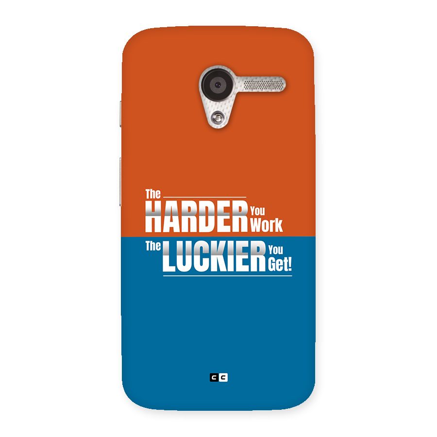 Hard Luck Back Case for Moto X