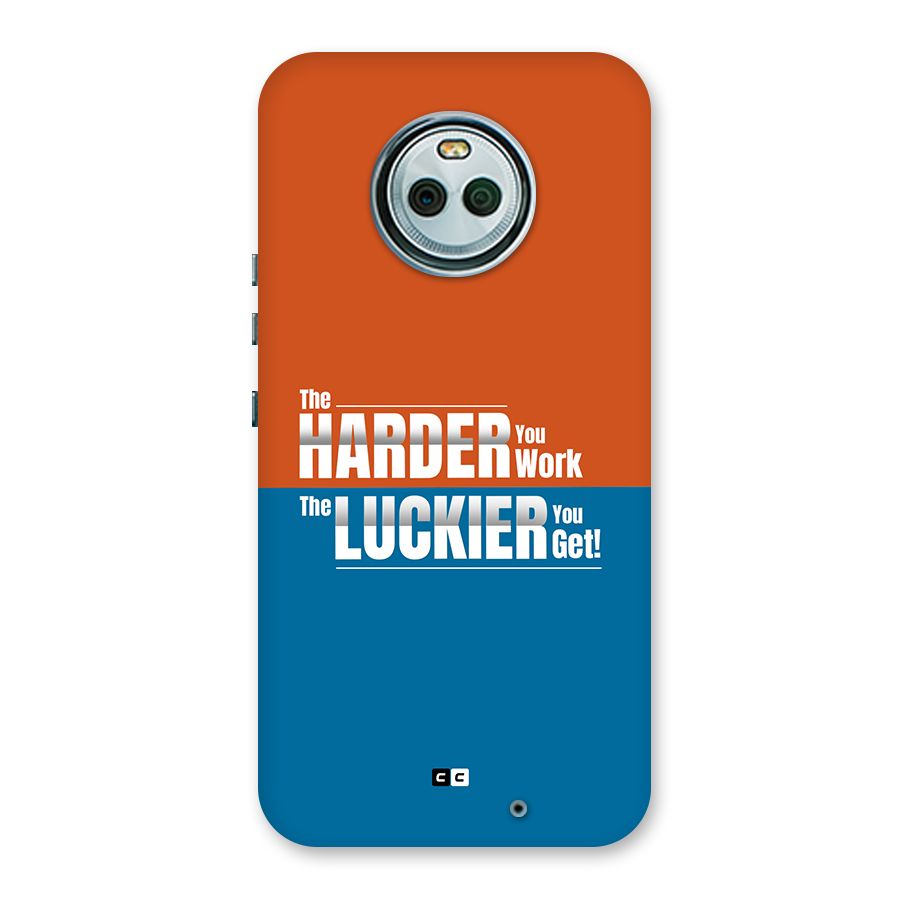Hard Luck Back Case for Moto X4