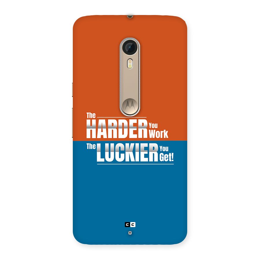 Hard Luck Back Case for Moto X Style
