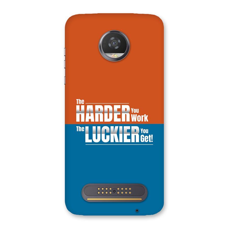 Hard Luck Back Case for Moto Z2 Play