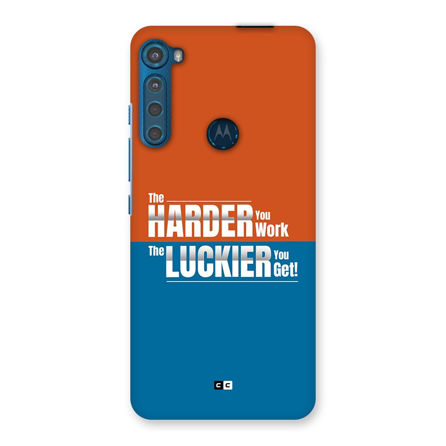 Hard Luck Back Case for Motorola One Fusion Plus