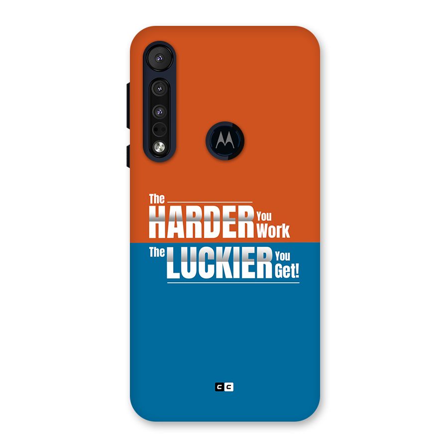 Hard Luck Back Case for Motorola One Macro
