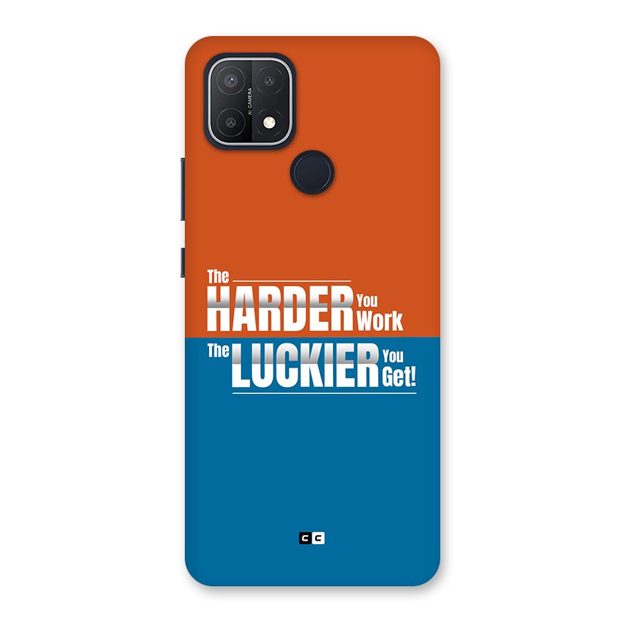 Hard Luck Back Case for Oppo A15