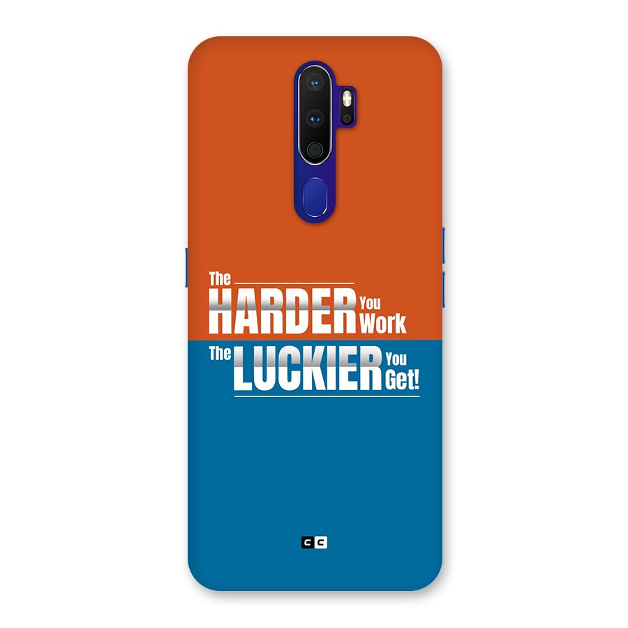 Hard Luck Back Case for Oppo A9 (2020)