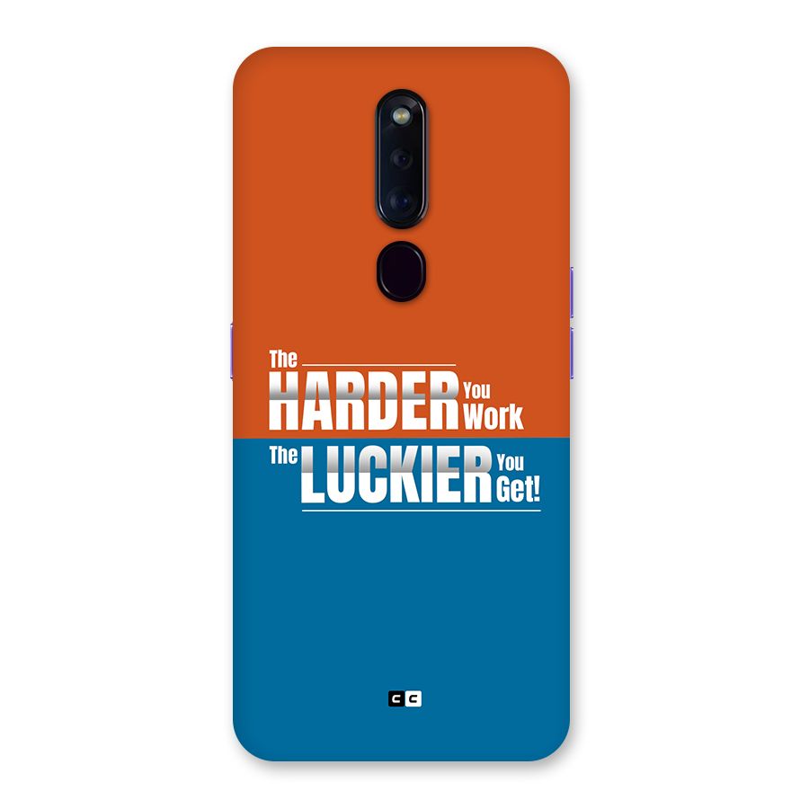 Hard Luck Back Case for Oppo F11 Pro