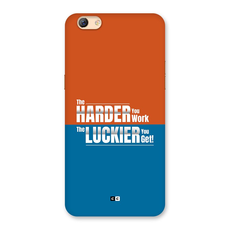 Hard Luck Back Case for Oppo F3 Plus