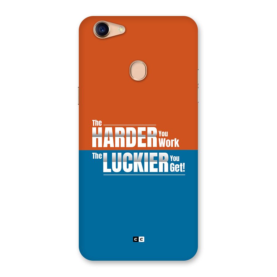 Hard Luck Back Case for Oppo F5 Youth